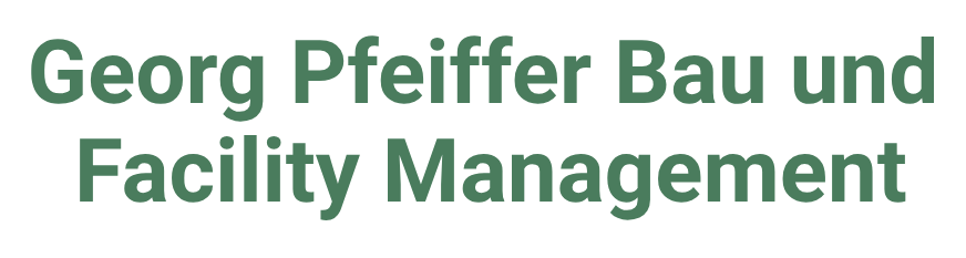 Georg Pfeiffer Bau und Facility Management – Logo